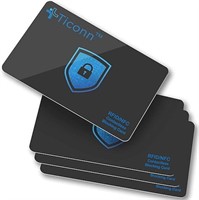 TICONN RFID Blocking Cards - 4 Pack, Premium