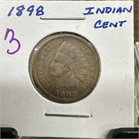 1898 INDIAN HEAD PENNY CENT