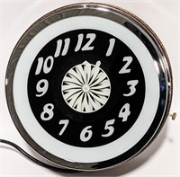 Contemporary Cutris Pinwheel Neon Clock