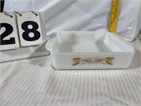 Fire King Wheat Pattern Baking Dish