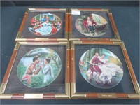 4 FRAMED COLLECTOR PLATES LIMITED EDITION
