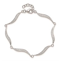 Sterling Silver-Modern Design Bracelet