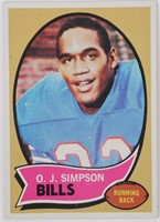 1970 Topps O.J. Simpson Rookie Card #90
