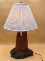 Mid Century Cypress Table Lamp