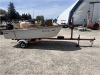 1982 Sorenson Tri Haul Fiberglass Boat & Trailer