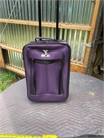 Travel Select Rolling Suitcase- Never used- purple