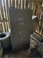 Metal Filing Cabinet (In Barn Loft)