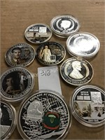 ASSORTED COLLECTIBLE COINS  (DISPLAY)