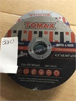 TOMAX METAL CUTTING WHEELS  (DISPLAY)