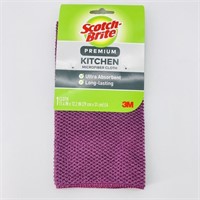 Scotch-Brite Premium Microfiber Kitchen Cloth Purp