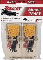 Tomcat Wooden Mouse Traps, 2 Traps