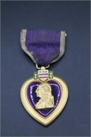 WW2 U.S. Purple Heart - Sewn Brooch
