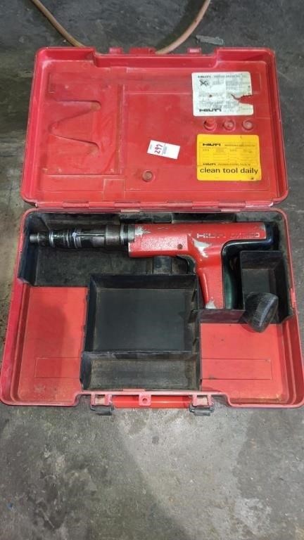 Hilti Piston Drive Nail Gun with case