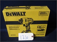 New Dewalt DCF787D1 20V 1/4" Impact Driver Kit