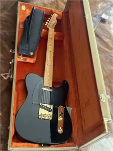 Black Fender Telecaster Electric Guitar