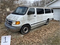 2000 Dodge Ram Wagon 3500 Van - NO CONTENTS!!!!!