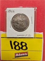 1866 SITTING HALF