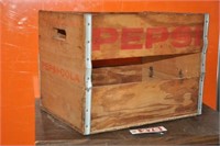 Vintage Pepsi- Cola wooden crate