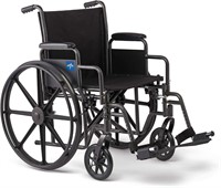 Medline Durable Steel Wheelchair No Leg Rests