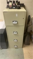 Metal filing cabinet (4 drawers) 54inches