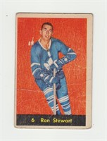 1960 Parkhurst Ron Stewart Hockey Card