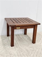 BARLOW TYRIE TEAK COLCHESTER SIDE TABLE