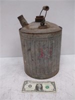 Vintage Galvanized Metal Gas Can