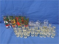 Christmas Glasses, Gel Candles, Candle Cups