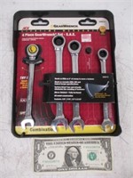 Ace Gear Wrench 4 Piece SAE Set w/ Packaging