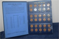 Lincoln Penny Album w/ 89 Coins