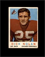 1959 Topps #32 Dick Nolan VG to VG-EX+
