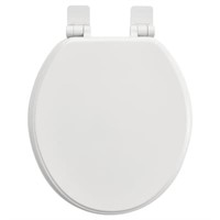 White Round Soft Close Toilet Seat