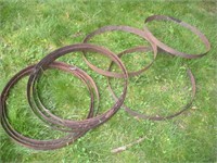 2ft Wooden Barrel Steel Rings