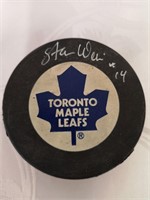 Stan Weir Autographed Puck