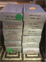 12 boxes of  “Norinco” 7.62x39mm ammo