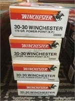 4 boxes of “Winchester”  30-30 ammo