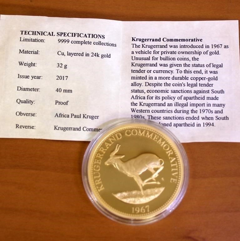 American Mint Krugerrand Commemorative Coin