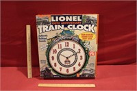 New in Box 100th Anniversary Lionel Train Clock