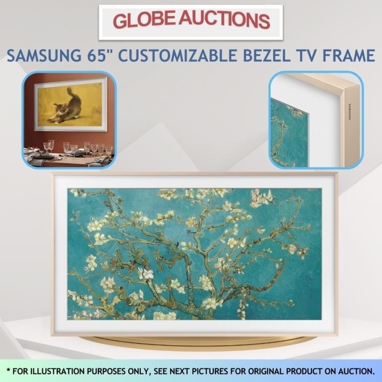 SAMSUNG 65" CUSTOMIZABLE BEZEL TV FRAME(MSP:$299