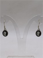 CAMEO PIERCED EARRINGS