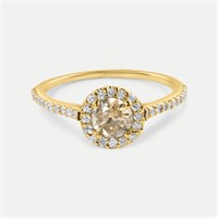 14K YELLOW 1.50CT DIAMOND RING