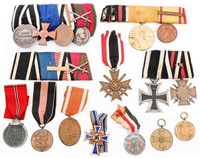 FRANCO PRUSSIAN WAR - WWII GERMAN MEDALS & BARS