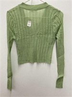 LADY CL WOMEN'S CROPPED CARDIGAN SIZE SMALL APPRX