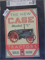 Case Model L Tractor Tin Sign