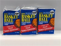(3) Packs 1991 Fleer Basketball