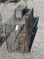 LARGE AND SMALL ANIMAL LIVE TRAPS