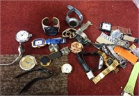 BAG OF ASSORTED ESTATE WATCHES