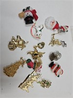 Vintage Christmas Pins