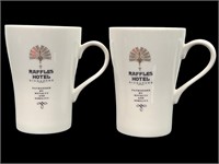 Raffles Hotel Singapore Porcelain Mugs