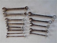 13 pc Metric & Standard Combination Wrenches